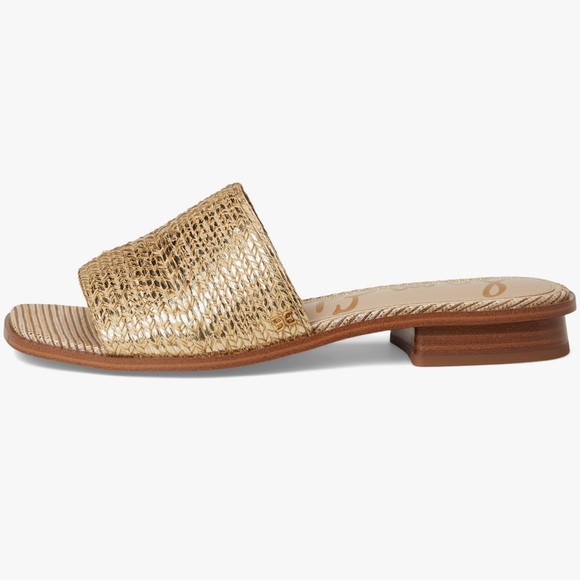 Sam Edelman Gold Slide Sandals size 11 - Picture 4 of 7